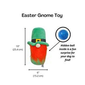 Midlee - St. Patrick's Gnome Hide-A-Ball Dog Toy - Southern Agriculture 