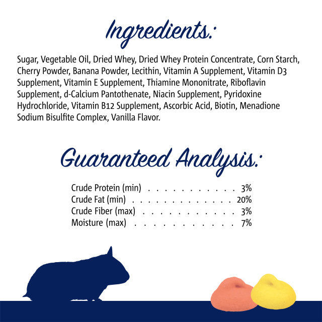 Vitakraft - Mini Drops Small Animal Banana & Cherry Flavor Treat