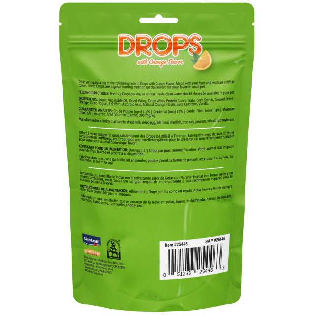 Vitakraft - Orange Drops For Guinea Pigs In Pouch