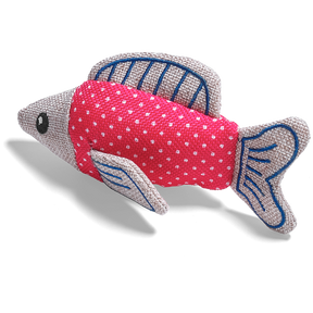 Litterbox.com - Plush Fish Cat Toy