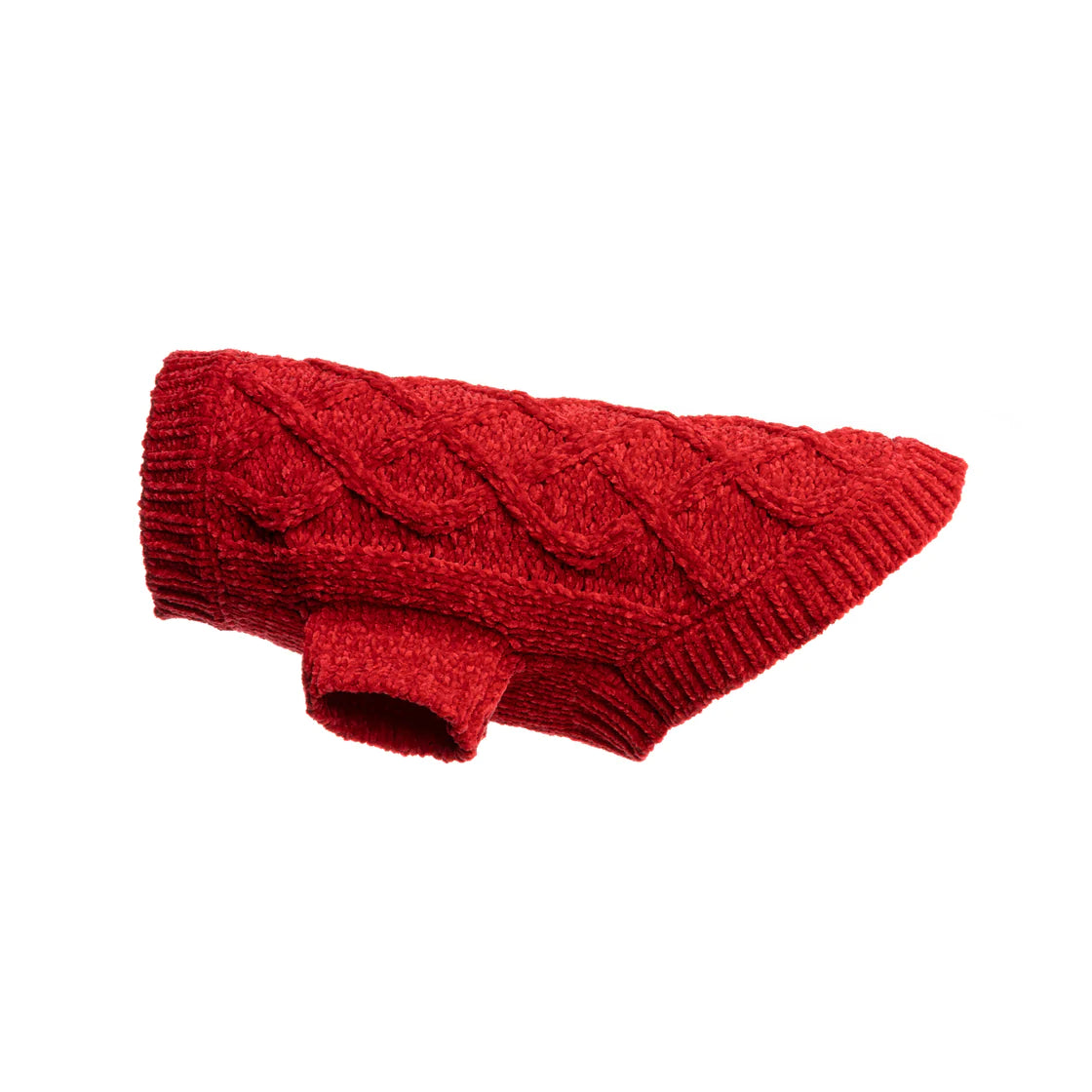 fabdog - Sweater Chenille Red