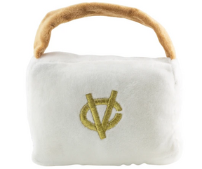 Haute Diggity Dog - White Chewy Vuiton Purse. Dog Toy.-Southern Agriculture