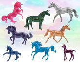 Breyer - Sparkling Splendor Unicorn Set (6 Unicorn+ 2 Foals)
