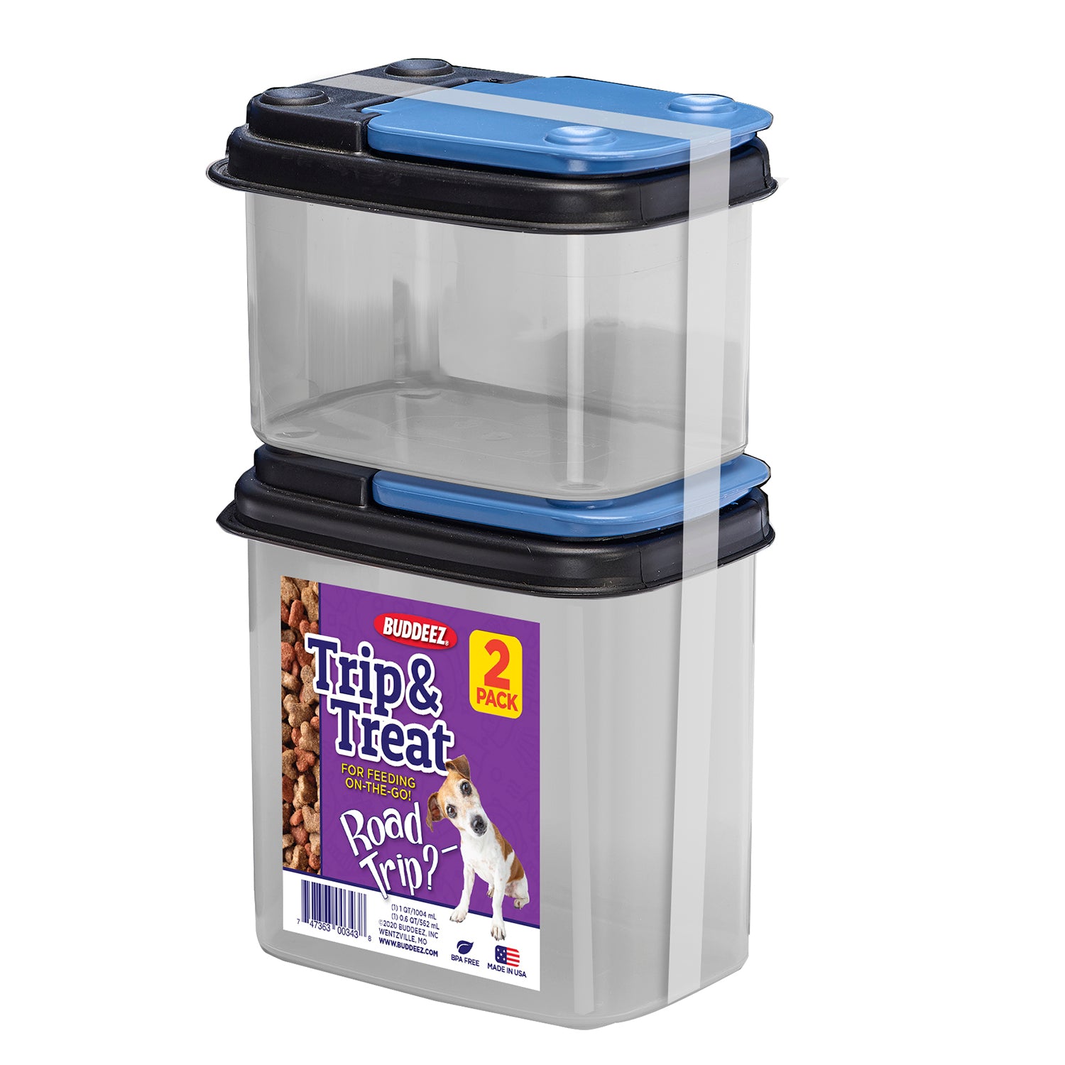Buddeez - Trip & Treat Flip Lid Totes - 2 Pack