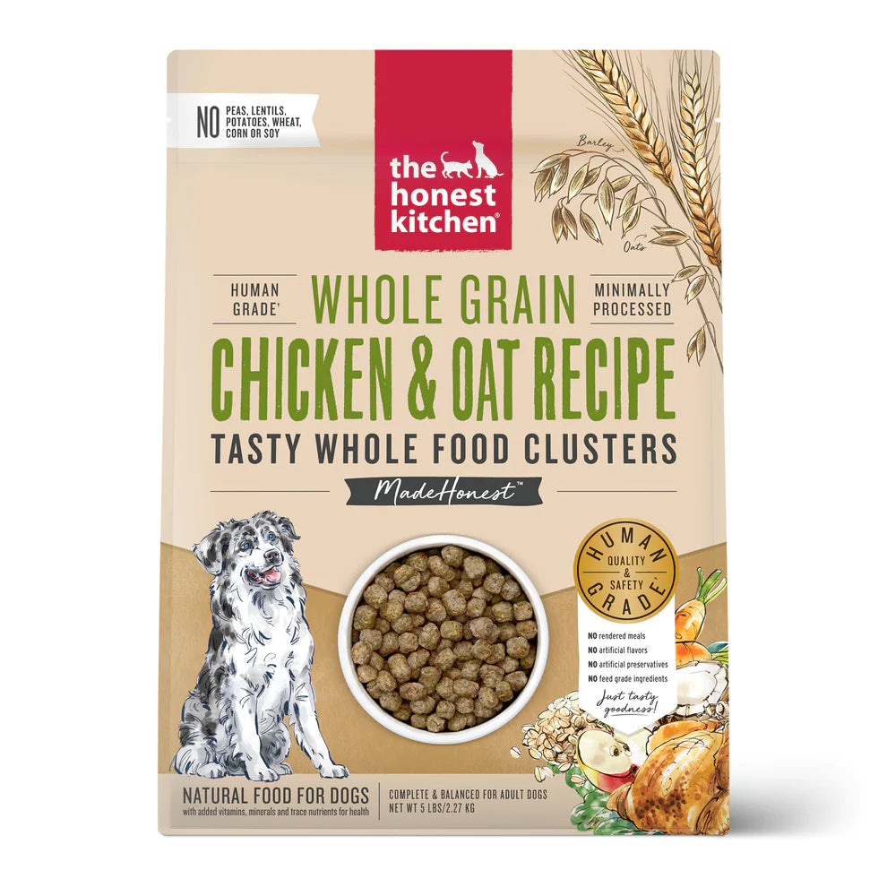 The Honest Kitchen - Clusters - Whole Grain Chicken & Oat Recipe Dog Dry Food - Southern Agriculture 