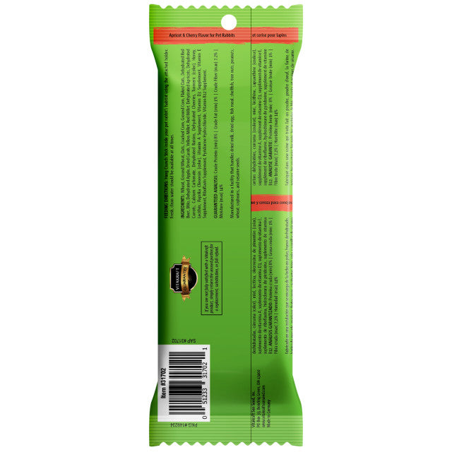 Vitakraft - Apricot & Cherry Crunch Sticks Treats for Rabbits