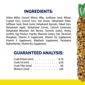 Vitakraft - Fruit & Honey Stick for Amazonian Parrots
